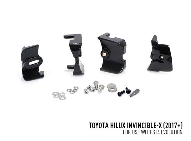 Lazer® Grill-braketter for ST4 Evolution Til Hilux Invicible-X 2017+