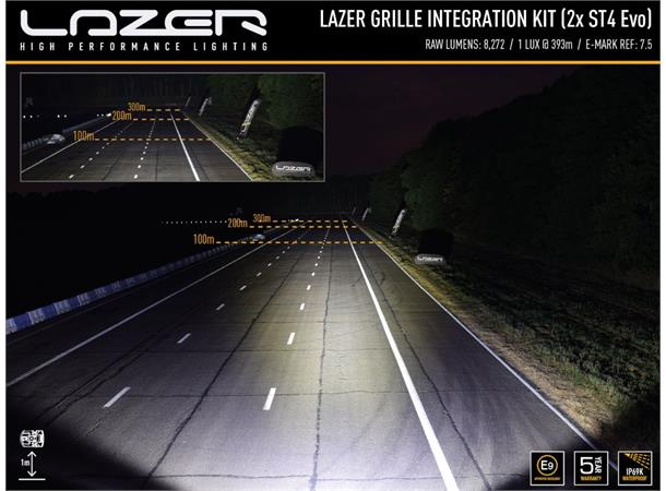 Lazer® Grillkit med ST4 Evolution Til Transporter T6.1