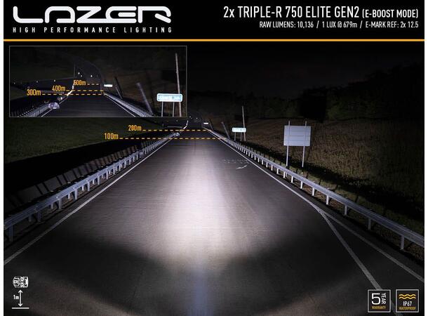 Lazer® Grillkit med Triple-R 750 ELITE Til Toyota Hilux InvincibleX 2021+ 