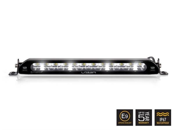 Lazer® Linear 12 ELITE position light Lengde 382mm. 8100 Lumen. Med parklys