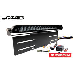 Lazer® Lyspakke med Linear 18 ELITE +can Universal. Med skiltplate sidemount.