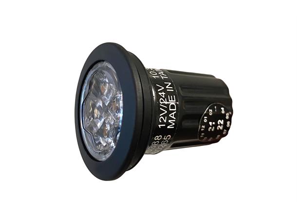 VP Hideaway Flash 4-LED Ø26,4 / Bor 26mm  For innfelling