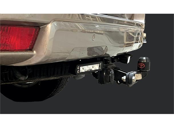 Ryggelys pakke, 2 lamper slim Tiil Land Cruiser 150, med kabelsett