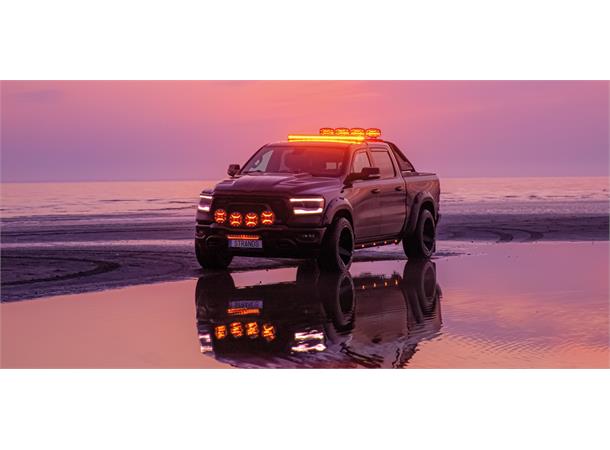 Strands Cruise Light 1076 Varselbjelke 1076mm. Gult. ECE R65 / R10. IP67