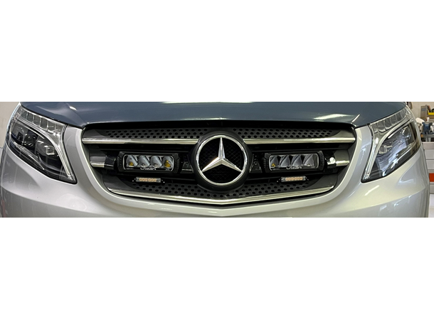 VP 6 LED Slim Grille Blitz B92mm H19mm D21mm 