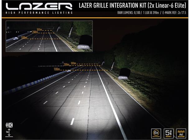 Lazer Grillkit med Linear 6 ELITE til Isuzu D-MAX 2021- 2022