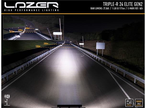 Lazer® Roof Kit med Lazer Triple-R 24E Til Ford Ranger 16+19+ Uten Rails