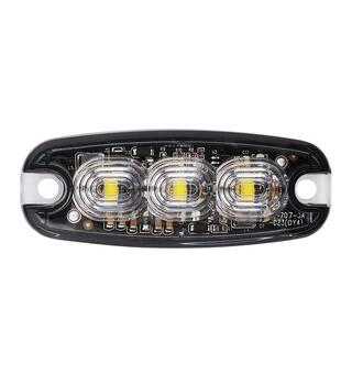 VP 3-LED Ultra-Thin Blitz H: 31 B:82 D: 6,6mm. Multivolt.