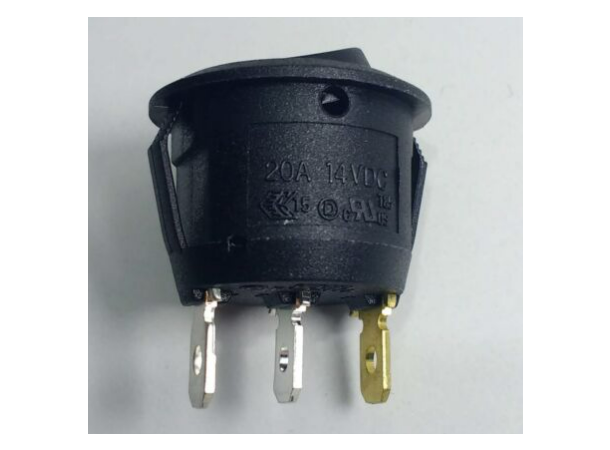 VP Bryter Varsellys Belyst symbol. 12V 20A  Ø20