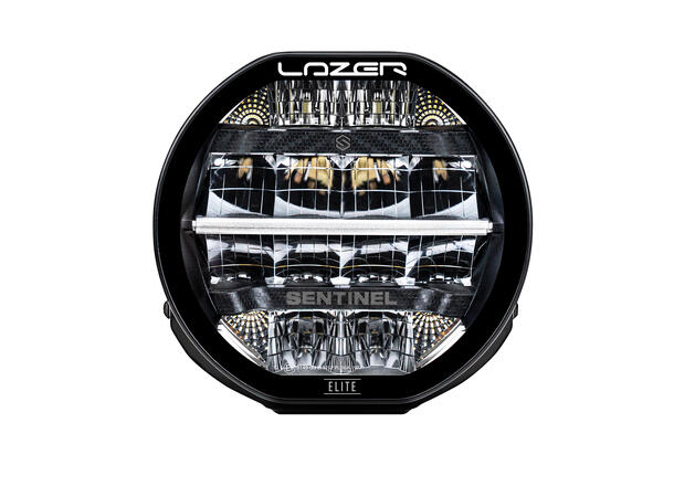 Lazer® Sentinel 7 ELITE Sort. Med Parklys. 10248  Lumen.