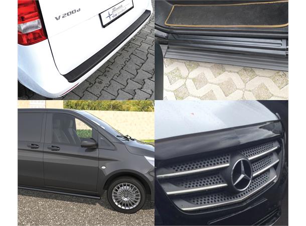 Beskyttelsespakke Premium Vito W447 Panser, Kanalrør, Bakfanger og innsteg