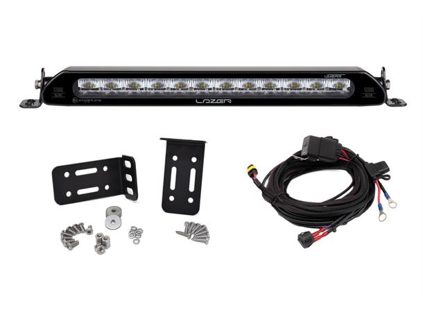 Lazer® Lyspakke med Linear 12 ELITE Universal. Med Lazer Skiltfester