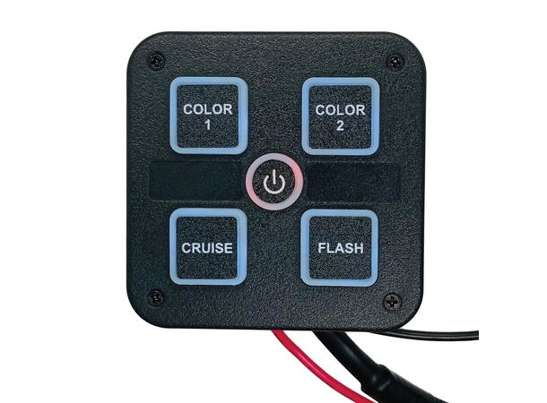 VP Bryterpanel 20Amp 10-30V brakett / symbol-labels 