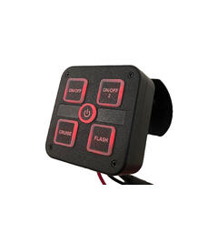 VP Bryterpanel 20Amp 10-30V brakett / symbol-labels