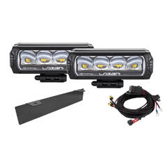 Lazer Lyspakke med Triple-R 750 Universal. Med skiltplate