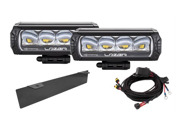 Lazer Lyspakke med Triple-R 750 Universal. Med skiltplate