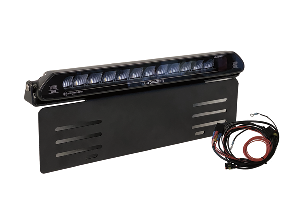 Lazer® Lyspakke med Linear 12 ELITE Universal. Med skiltplate sidemount.