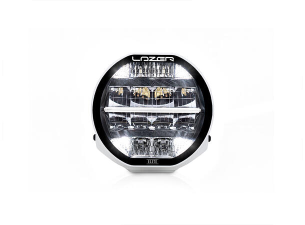 Lazer® Sentinel 7 ELITE Hvit. Med Parklys. 10248 Lumen.