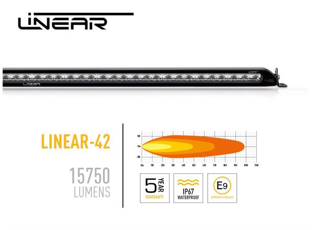 Lazer® Roof Kit med Lazer Linear 42 Til Isuzu D-MAX 12+ Uten Rails