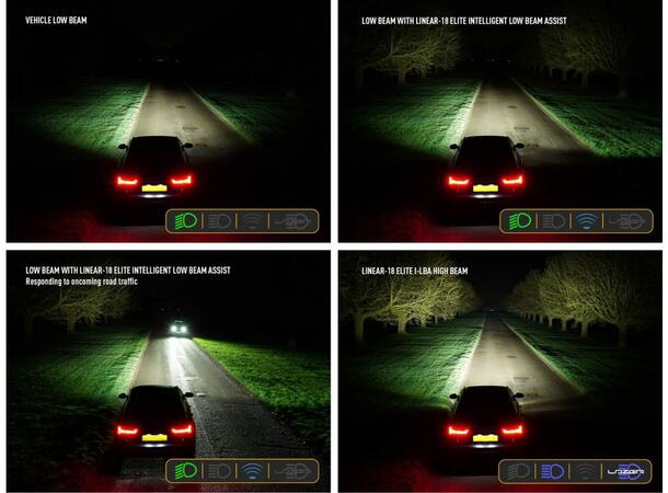Lazer® Linear 18 ELITE i-LBA Intelligent Low Beam Assist. 18000 Lumen 