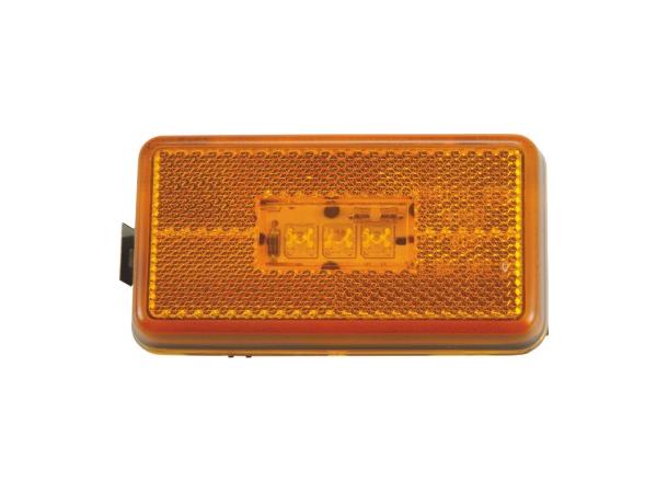 Markeringslys Orange 3 LED 24 Volt. Passer til Scania