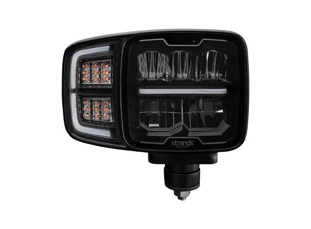 Strands Brøytelampe LED med Varme Høyre. Nær-fjern-markering 