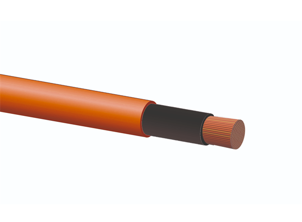 Sveisekabel 50mm2 Dobbel isolert Orange 50M rull