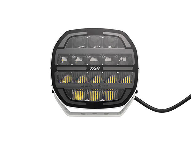 XG9 LED  Driving Light White Multicolor Parklys Hvit, Gul og Grønn.