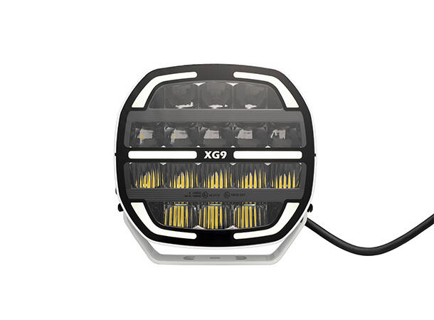 XG9 LED  Driving Light White Multicolor Parklys Hvit, Gul og Grønn.