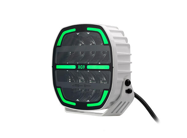 XG9 LED  Driving Light White Multicolor Parklys Hvit, Gul og Grønn.