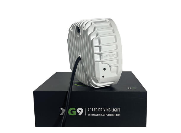 XG9 LED  Driving Light White Multicolor Parklys Hvit, Gul og Grønn.