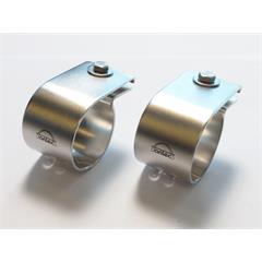Antec Lyktefester 51mm Elektropolert syrefast stål. Par.