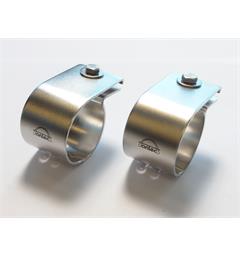 Antec Lyktefester 51mm Elektropolert syrefast stål. Par.
