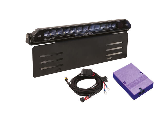 Lazer® Lyspakke med Linear 12 ELITE CANm8 Canbus. Skiltplate sidemount.