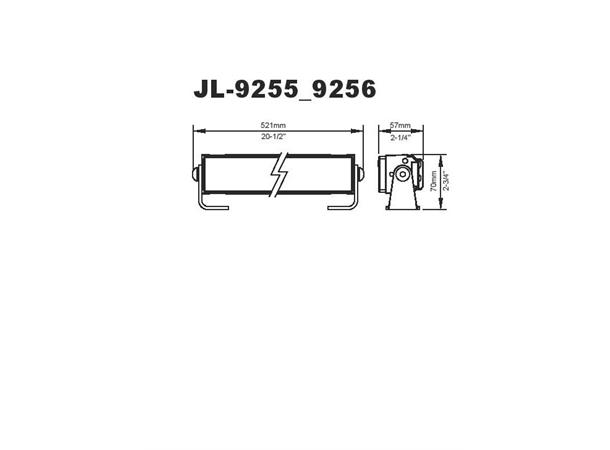 Maxtel® PRO SLIM 50 LED B:500, H:70, D:57mm