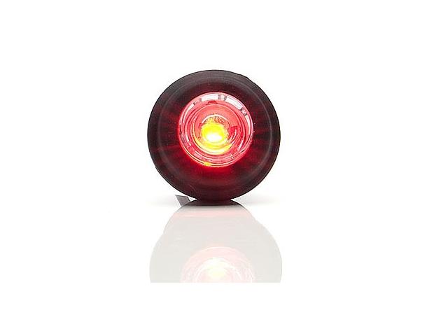 Strands Markeringslys Rød LED 12/24V ytter.dim 30mm