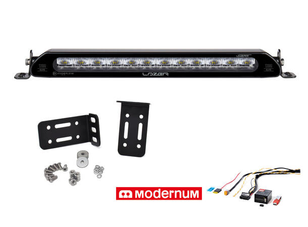 Lazer® Lyspakke med Linear 12 ELITE Modernum CANBUS Med Lazer Skiltfester