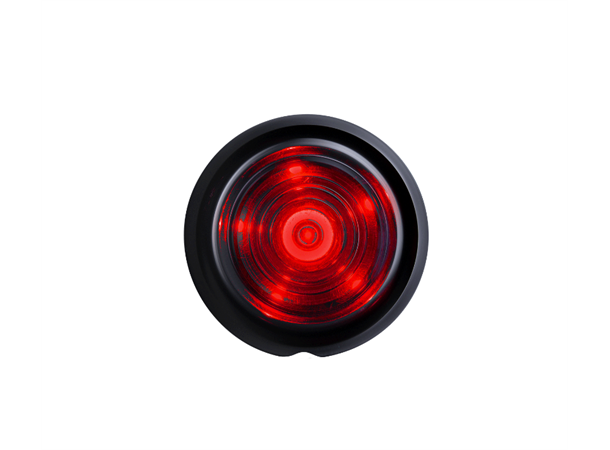 Markeringslys LED Dark Knight RØD 6 LED Sotet, 5M kabel
