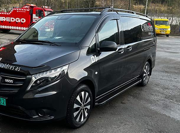 Turtle Sapphire Stigtrinn Sort MB Vito 2014 - 2024+ A1 og A2 