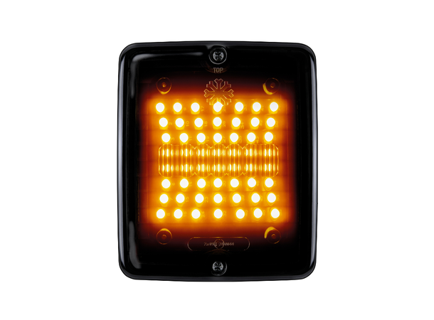 IZE LED Dark Knight Firkantet, Sotet,  blinklys