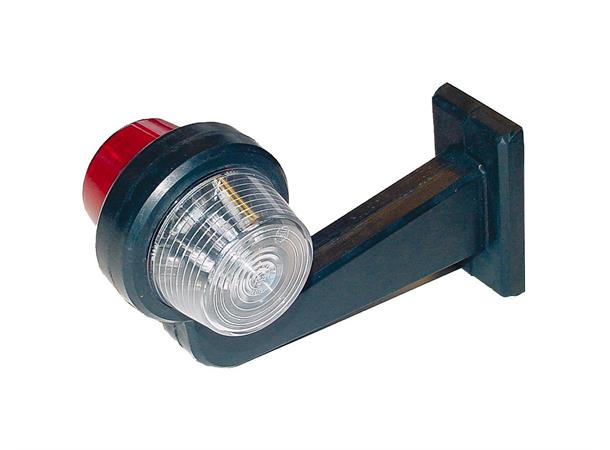 GYLLE Markeringslys LED 6000k. Lang arm. Klart glass