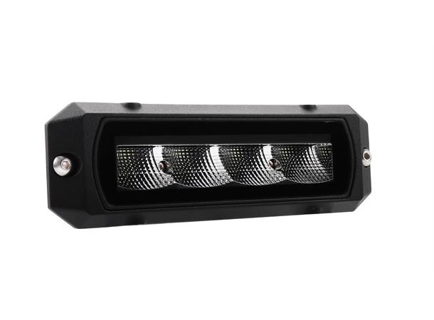 BRT Slim Black 30 LED Godkjent ryggelys - 3200Lm. 140x40x61mm.
