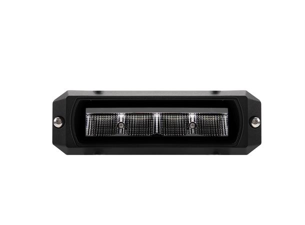 BRT Slim Black 30 LED Godkjent ryggelys - 3200Lm. 140x40x61mm.