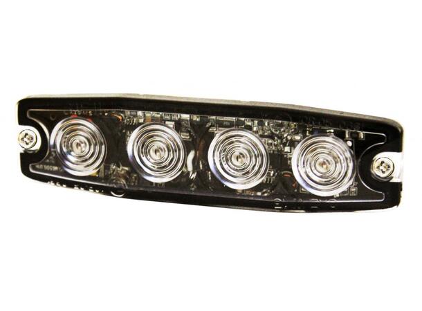 Blitz 4LED superslim H:30 B:111 D: 6,6mm. Multivolt. Sync. 