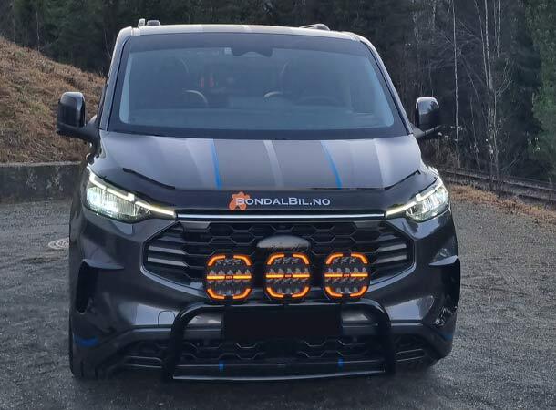 XG9 LED  Driving Light Black Multicolor Parklys Hvit, Gul og Grønn.