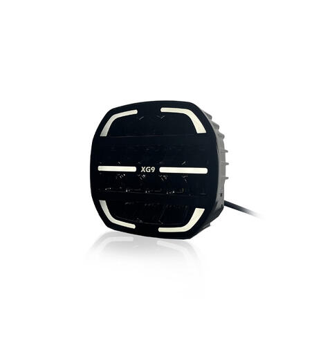 XG9 LED  Driving Light Black Multicolor Parklys Hvit, Gul og Grønn.