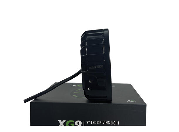 XG9 LED  Driving Light Black Multicolor Parklys Hvit, Gul og Grønn.