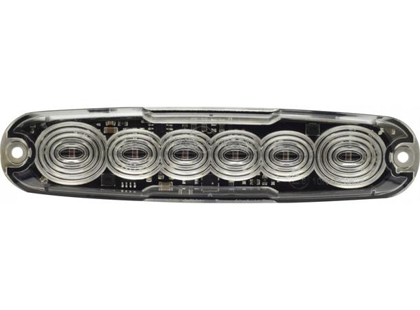 Blitz 6LED Superslim H:30 B:131 D: 7,5mm. Multivolt. Sync.