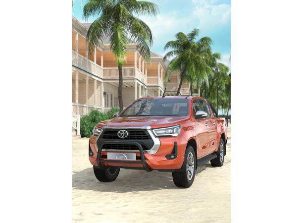 Antec EU Frontbøyle 60mm /42mm Sort Toyota Hilux 2021+