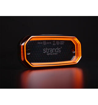 For9t Scale Markeringslys Gul. L:116,5 D:54 H:22mm